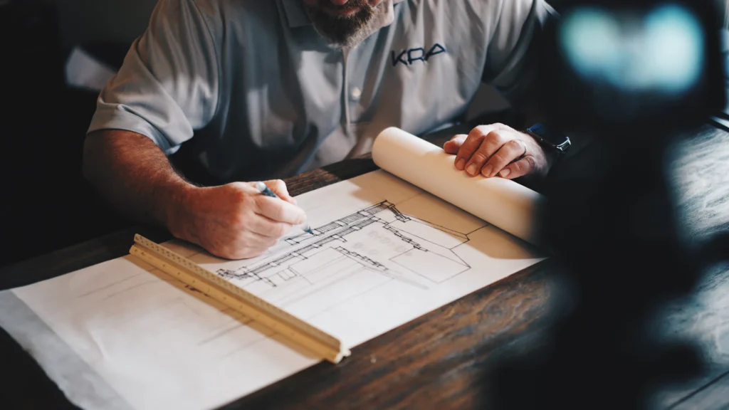 Arquitecto planificando una reforma llave en mano